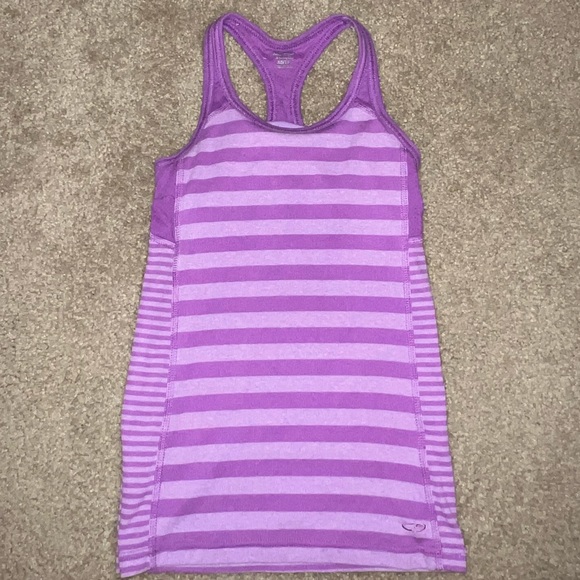 Champion Dark & Light Purple Striped Tank top size XS - Picture 3 of 11